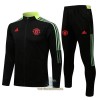 Manchester United Trainingsjack Pak 2022-23 Zwart Gele - Kids